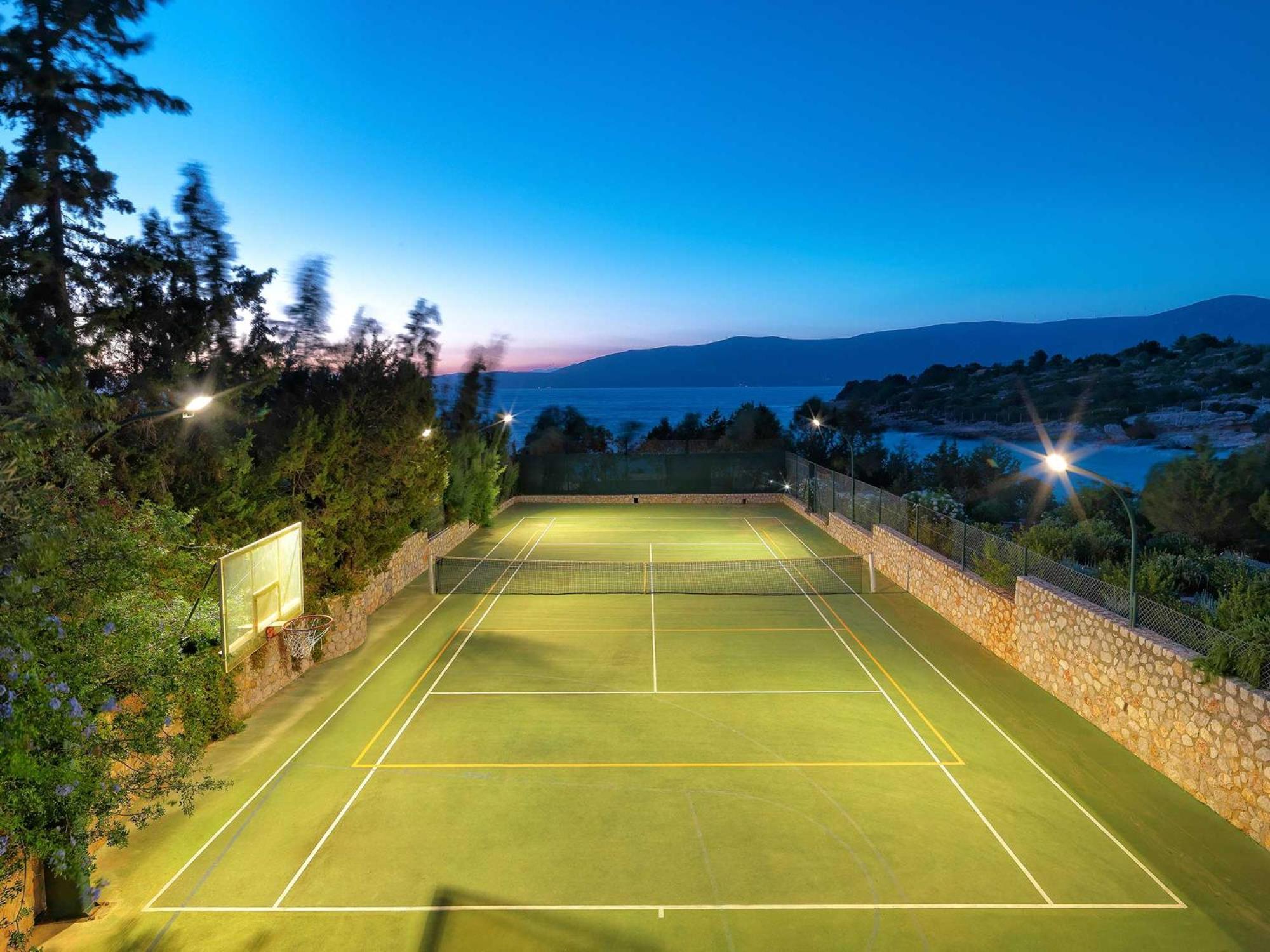 Villa Aria - Luxury Beachfront Villa With Pool And Tennis Court Koilás エクステリア 写真